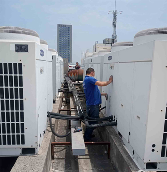 宝兴中央空调制热和不制冷系统维修方法